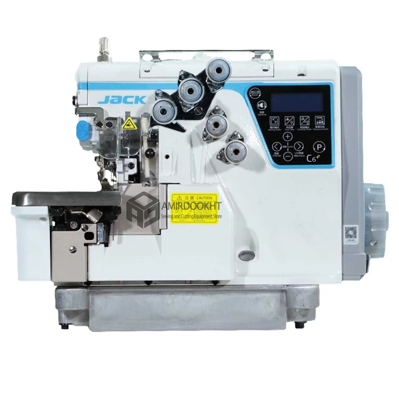 چرخ خیاطی سردوز زیگزال شش نخ جک هوش مصنوعی مدل C6-6 آکبند (پس کرایه)