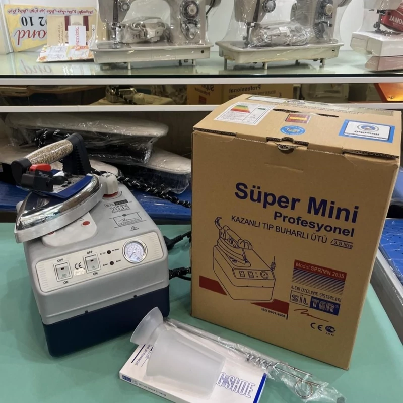 اتو بخار مخزندار سیلتر مونتاژ ایران مدل 2035 و ظرفیت مخزن 3/5 لیتری با قیمت اقتصادی و تمام لوازم فابریکی و اصلی و گارانتی طلایی شرکتی (پس کرایه)