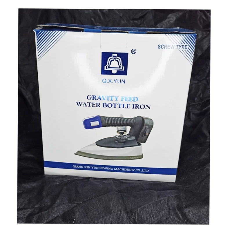 اتو سرمی اتو بخار مخزندار سرمی زنگوله QX-300LB 1600W کفی پهن و تک پیج جداشونده اصلی تکنولوژی کره با لوازم جانبی اصلی اکبند (پس کرایه)