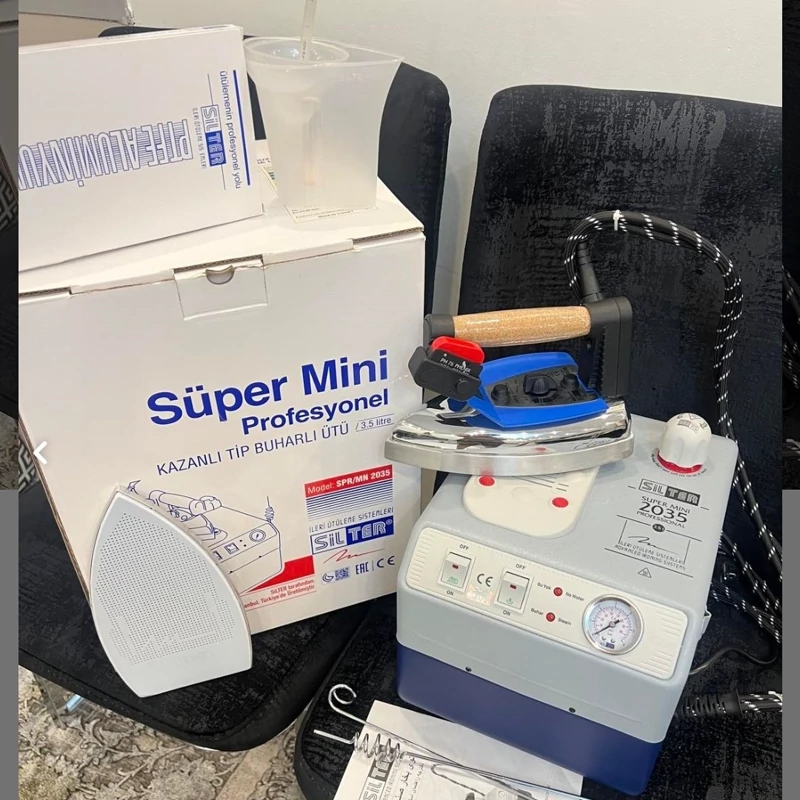 اتو بخار مخزندار سیلتر ترک 3.5 لیتری اصل همراه با گارانتی طلایی شرکتی و تمام لوازم و قطعات فابریکی و اصلی، با ضمانت اصالت کالا(پس کرایه)