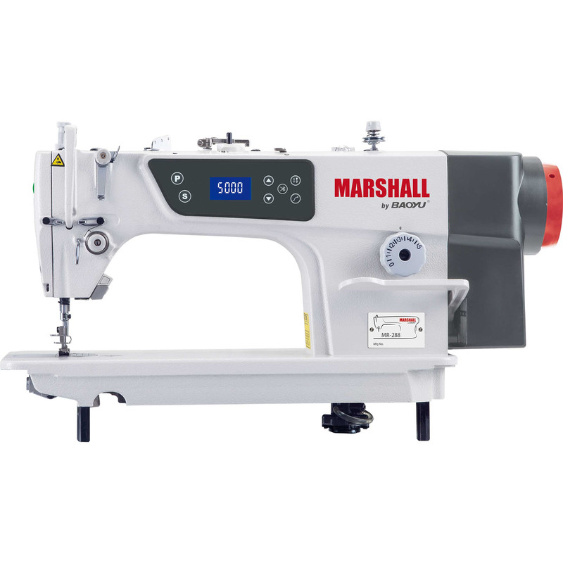 چرخ خیاطی صنعتی مارشال مدل راسته دوز سرنخ زن نیمه فول MR-288