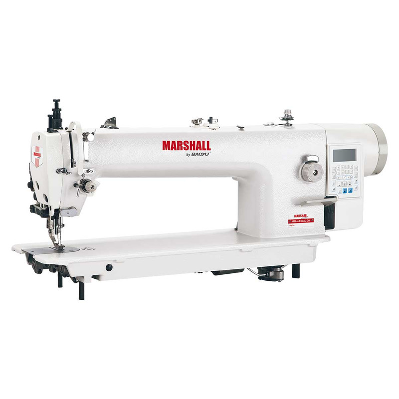 چرخ خیاطی صنعتی راسته دوپایه 12 درجه دهانه بزرگ مارشال مدلMarshall MR-413D1 با گارانتی طلایی اصلی شرکتی و میزو‌پایه و تمام لوازم و قطعات فابریکی و اصلی (پس کرایه)